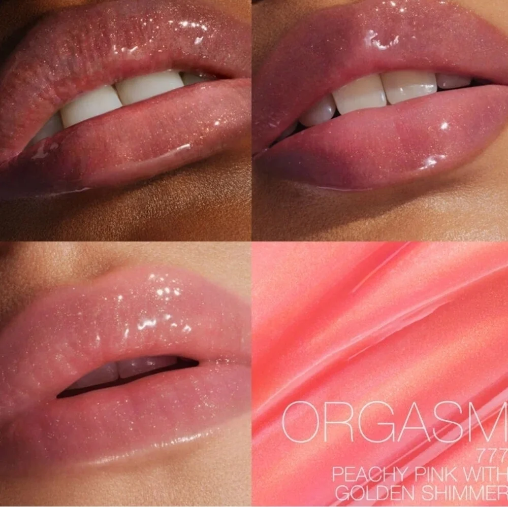 Nars Hot Escape Afterglow Lip Oil: Orgasm (777 Peachy Pink), .17oz, NIB